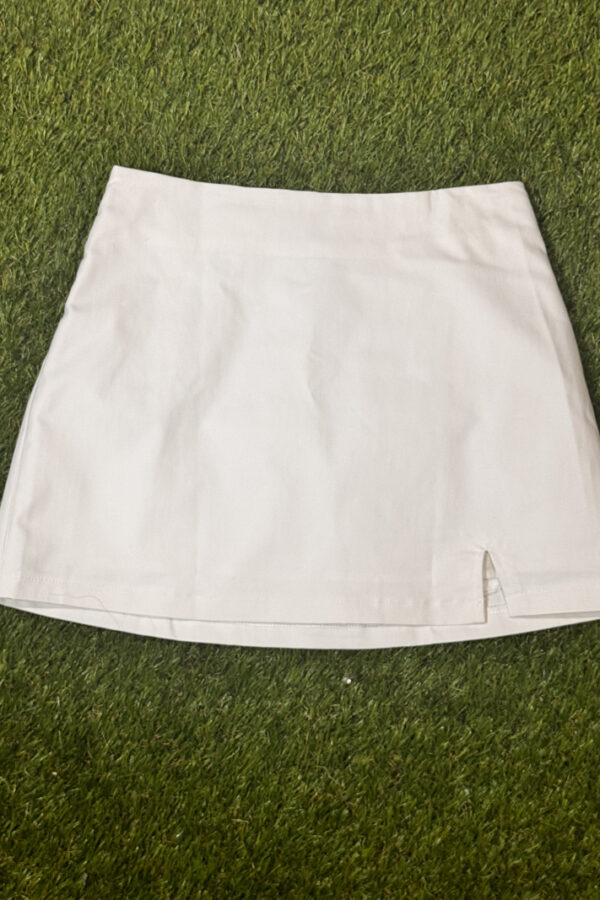 White skirt